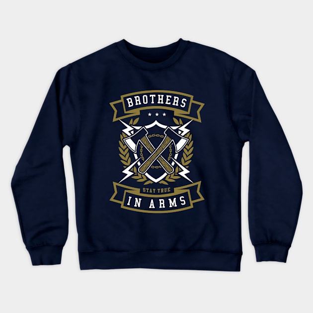 Brothers in Arms Series: Stay True Crewneck Sweatshirt by Jarecrow 